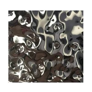  Ss Sheet 8K 2b Stock Water Ripple Checkered Diamond Colored Mirror Ba Hairline No. 4 Inox Stainless Steel